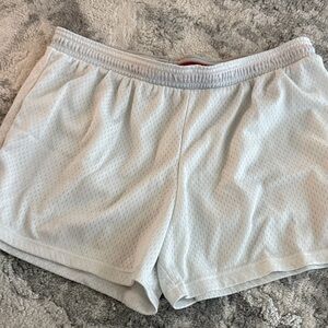 Champion white Women's Mesh Athletic Shorts